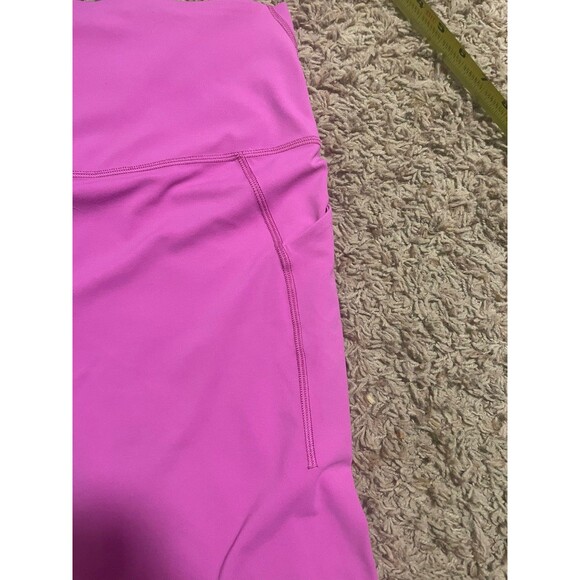 Lululemon Align High Rise Pant 28” in Sonic Pink with pockets, size 14 - Picture 3 of 7